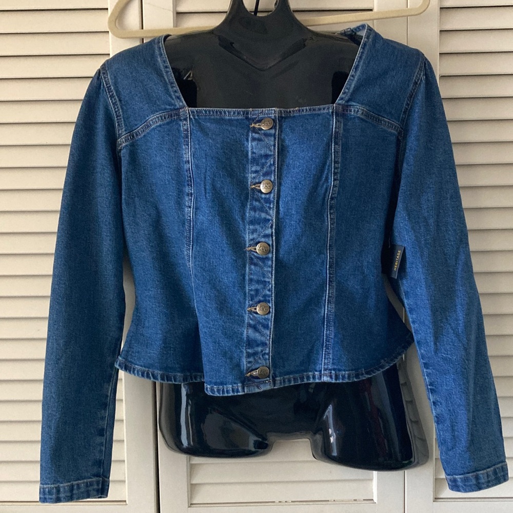 Lee Denim Blue Jean Jacket XL NWT 🎄🎁